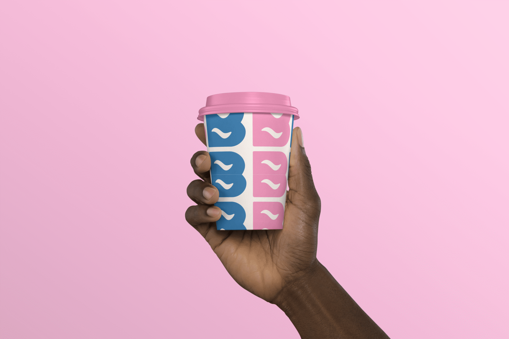 Hand Holding Coffee Cup Mockup